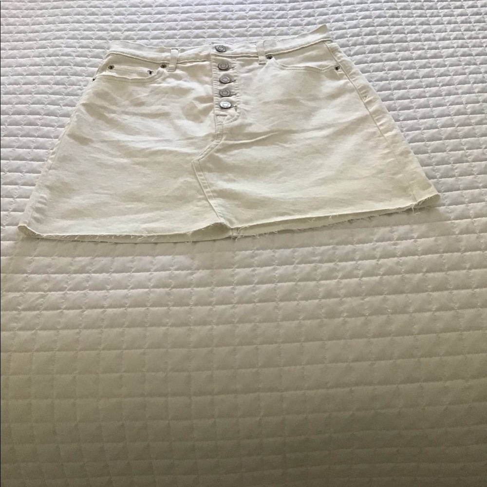 Gap denim mini skirt